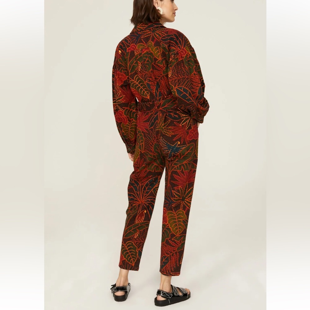 FARM Rio Multicolor Leaf Print Jumpsuit - Picture 2 of 6